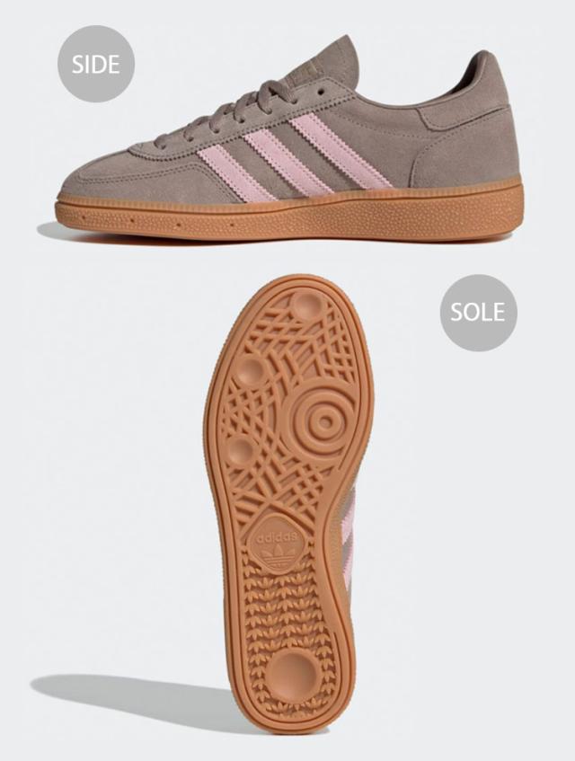 adidas アディダス スニーカー HANDBALL SPEZIAL W JR3082 CHALKY BROWN CLEAR PINK GOLD METALLIC ハンドボール スペツィアル ウィメンズ シューズ チャンキーブラウン クリアピンク ゴールドメタリック メンズ レディース_2