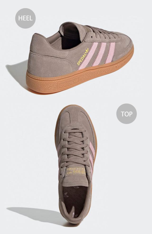 adidas アディダス スニーカー HANDBALL SPEZIAL W JR3082 CHALKY BROWN CLEAR PINK GOLD METALLIC ハンドボール スペツィアル ウィメンズ シューズ チャンキーブラウン クリアピンク ゴールドメタリック メンズ レディース_3