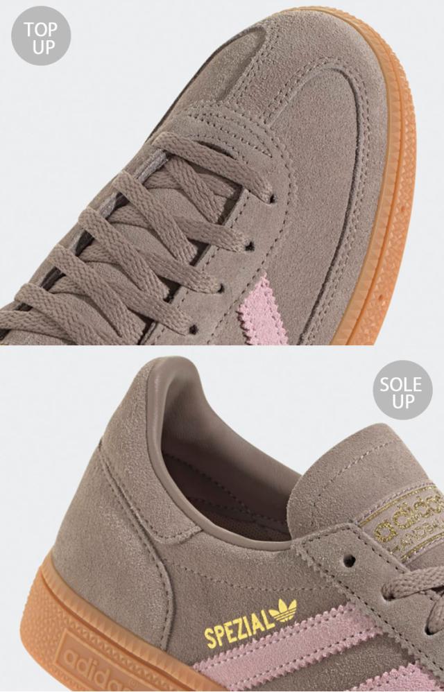 adidas アディダス スニーカー HANDBALL SPEZIAL W JR3082 CHALKY BROWN CLEAR PINK GOLD METALLIC ハンドボール スペツィアル ウィメンズ シューズ チャンキーブラウン クリアピンク ゴールドメタリック メンズ レディース_4