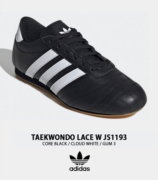 adidas アディダス スニーカー TAEKWONDO LACE W JS1193 BLACK WHITE GUM テコンドー レース ウィメンズ シューズの通販は adidas アディダス スニーカー TAEKWONDO LACE W JS1193 BLACK WHITE GUM テコンドー レース ウィメンズ シューズの通販は