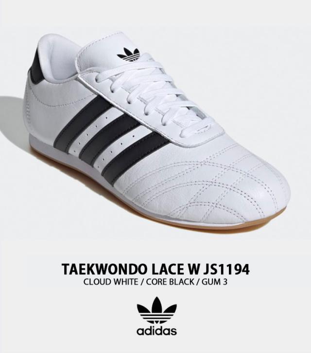 adidas アディダス スニーカー TAEKWONDO LACE W JS1194 WHITE BLACK GUM テコンドー レース ウィメンズ シューズ