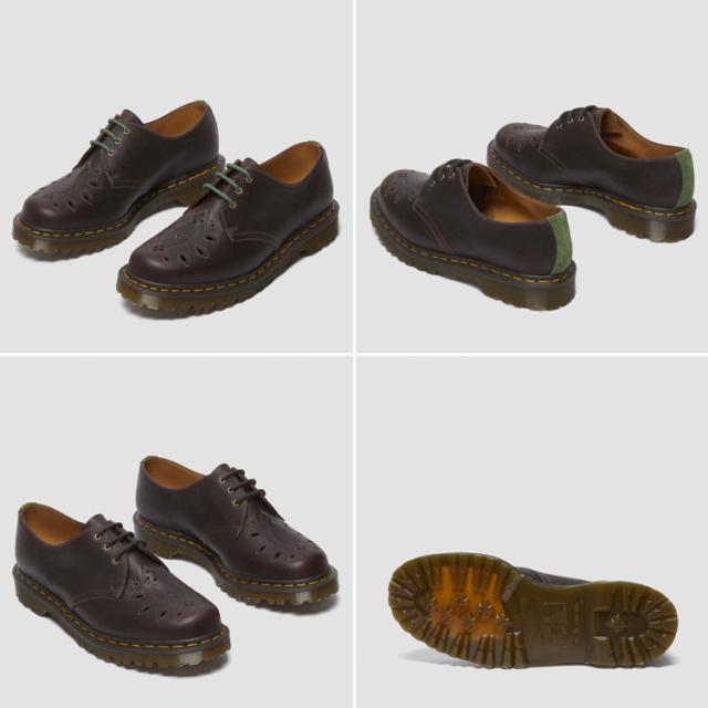 Dr.Martens ドクターマーチン シューズ 1461 Brown Natural Tumble & Pea Green Desert Oasis Suede 31855858 MADE IN ENGLAND メンズ レディース 男性用 女性用【中古】未使用品_2