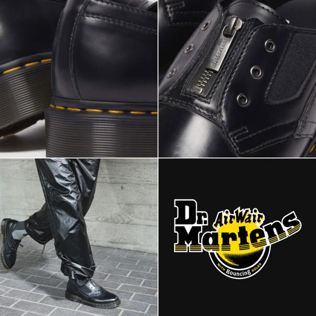 Dr.Martens ドクターマーチン レザーシューズ 1461 GUSSET Polished Smooth 31945001 Black_3