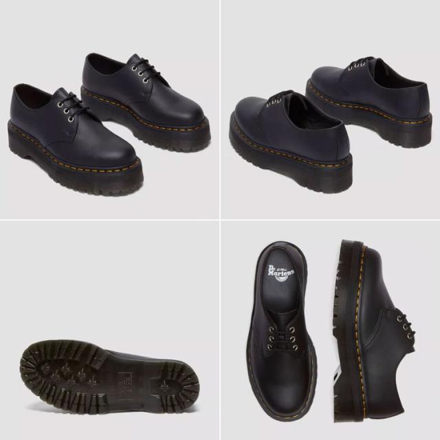 Dr.Martens ドクターマーチン レザーシューズ 1461 Platform Genix Nappa Reclaimed Leather Oxford Shoes 32064001 Black_2