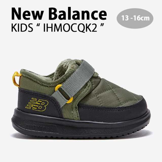 New Balance ニューバランス キッズ ブーツ KHAKI キッズシューズ カーキ ショートブーツ パディングブーツ IHMOCQK2 ベビー用 子供用の通販は