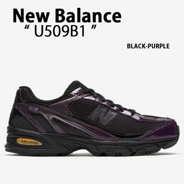 New Balance ニューバランス スニーカー U509 BLACK PURPLE U509B1 シューズ NewBalanceU509 ブラック パープル