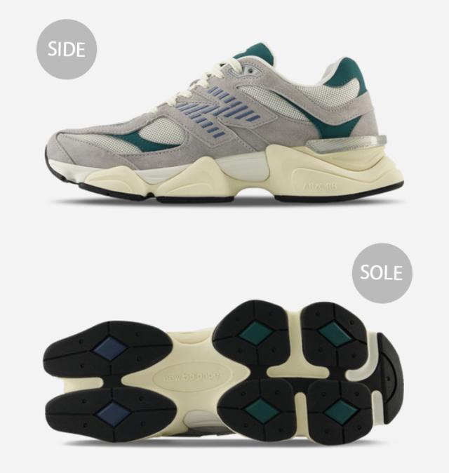 New Balance ニューバランス スニーカー U9060HMS GRAY BLUE SILVER 90/60 シューズ メッシュ スウェード NewBlanceU9060 メンズ_2