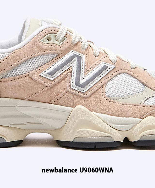New Balance ニューバランス スニーカー U9060 PINK WHITE GRAY U9060WNA 90/60 メッシュ スエード くすみカラー ピンク ホワイト_4