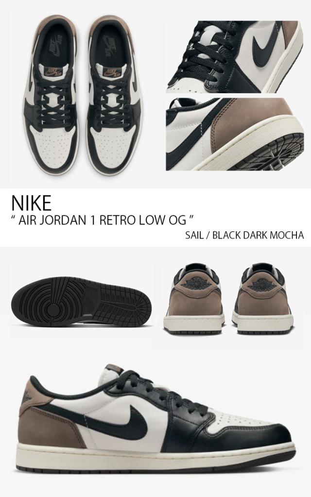 NIKE ナイキ スニーカー AIR JORDAN 1 RETRO LOW OG エアジョーダン1 レトロ ロー CZ0790-102 ローカット ブラウン メンズ 男性用_2
