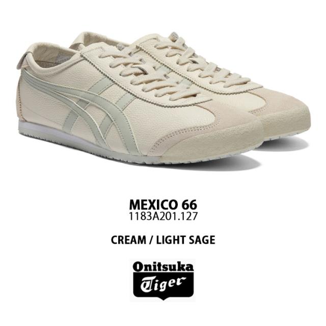 Onitsuka Tiger オニツカタイガー スニーカー MEXICO 66 CREAM LIGHT SAGE 1183A201.127 シューズ メキシコ66_1