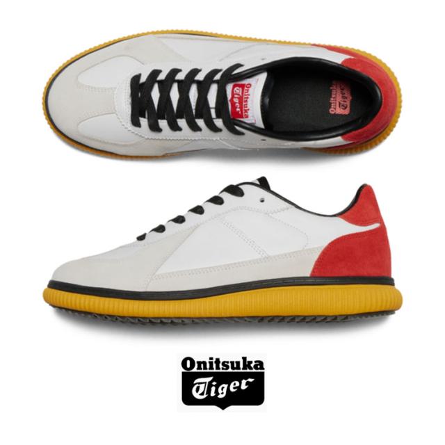 Onitsuka Tiger オニツカタイガー スニーカー DELECITY L WHITE RED