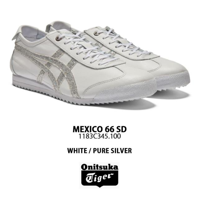 Onitsuka Tiger オニツカタイガー スニーカー MEXICO 66 SD WHITE PURE SILVER 1183C345.100 シューズ メキシコ 66 SD_1
