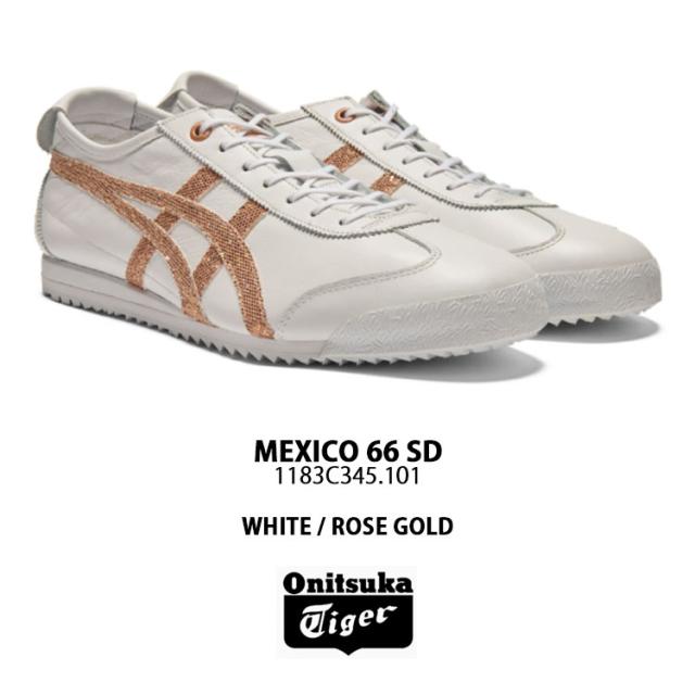 Onitsuka Tiger オニツカタイガー スニーカー MEXICO 66 SD WHITE ROSE GOLD 1183C345.101 シューズ メキシコ 66 SD_1