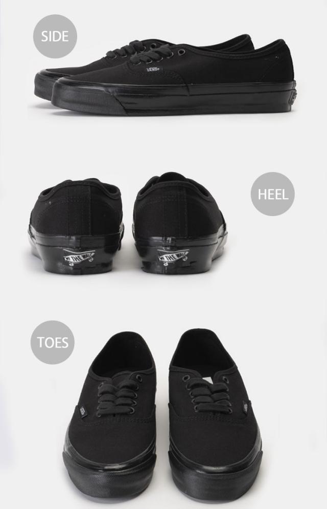 VANS バンズ スニーカー AUTHENTIC REISSUE 44 LX BLACK VN0007QZBKA オーセンティック リシュー 44 ラックス ブラック