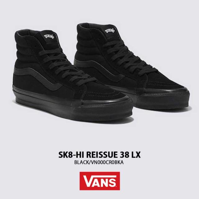 VANS バンズ スニーカー SK8-HI REISSUE 38 LX BLACK VN000CR0BKA スケートハイ リシュー 38 LX ブラック メンズ レディース 男性用 女性用_1