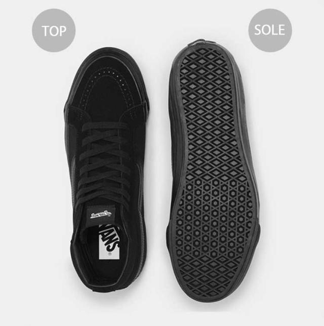 VANS バンズ スニーカー SK8-HI REISSUE 38 LX BLACK VN000CR0BKA スケートハイ リシュー 38 LX ブラック メンズ レディース 男性用 女性用_3