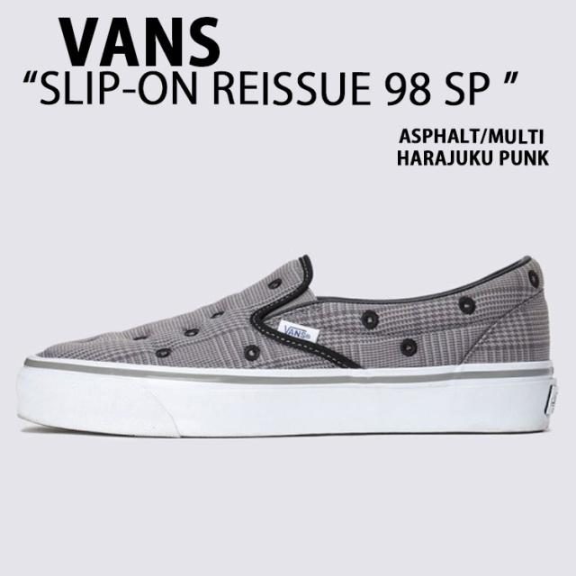 VANS バンズ スリッポン SLIP-ON REISSUE 98 LX ASPHALT MULTI VN000NBME4A リシュー 98 ラックス TOKYO DESIGN COLLECTIVE