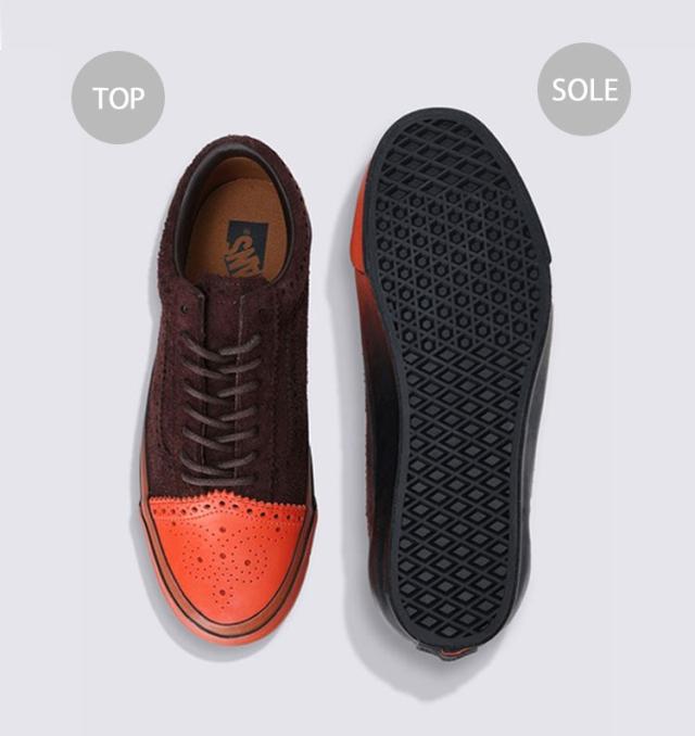 VANS バンズ スニーカー OLD SKOOL BROGUE LX COFFEE BEAN TOKYO DESIGN COLLECTIVE VN000S666CB オールドスクール シューズ_3