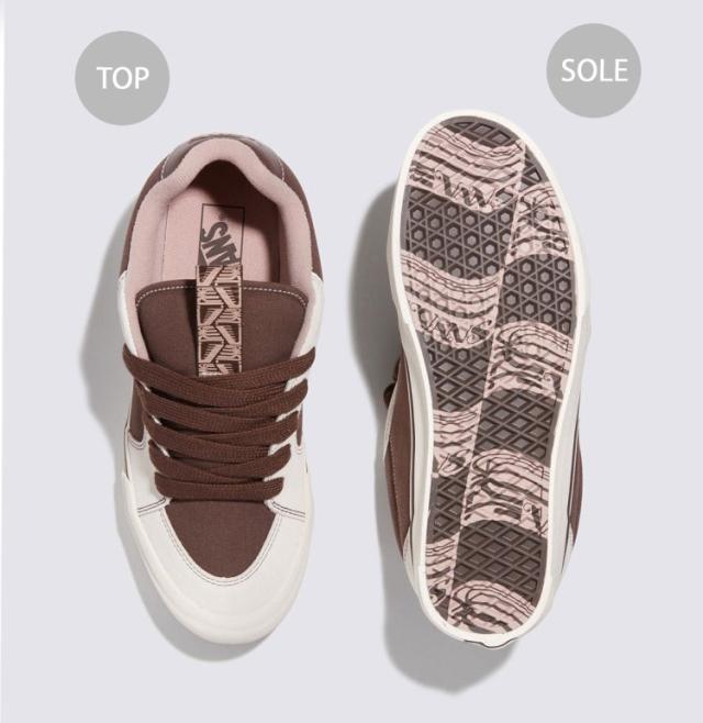 VANS バンズ スニーカー RAREBIRTH CHUKA PUSH LS CHOCOLATE LIGHT BEIGE ASIA ARTIST COLLECTION VN000SDNEIG チャッカ プッシュ LS