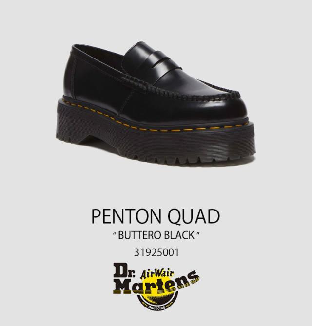 Dr.Martens ドクターマーチン ローファー PENTON QUAD BUTTERO Black