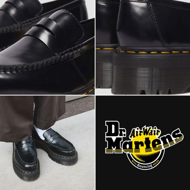 Dr.Martens ドクターマーチン ローファー PENTON QUAD BUTTERO Black