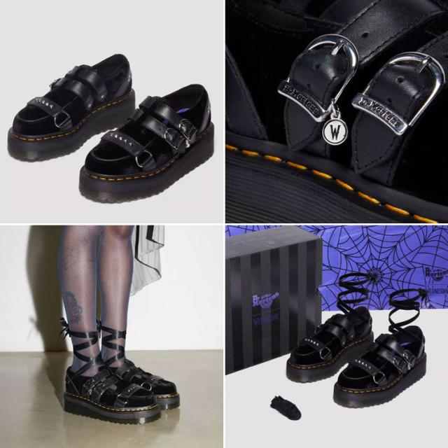 Dr.Martens ドクターマーチン レザーシューズ Wednesday Ramsey Quad