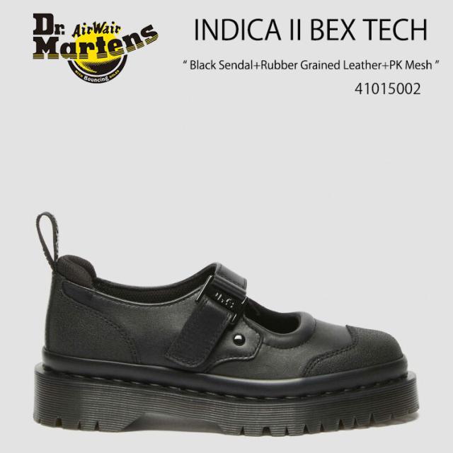 Dr.Martens ドクターマーチン ミュール INDICA II BEX TECH Black Sendal+Rubber Grained Leather+PK Mesh 41015002 BLACKの通販は 29,569円