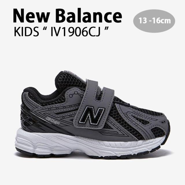 New Balance ニューバランス キッズ スニーカー NewBalance 1906 BLACK キッズシューズ ブラック ベルクロ IV1906CJ ベビー用 子供用 22,980円