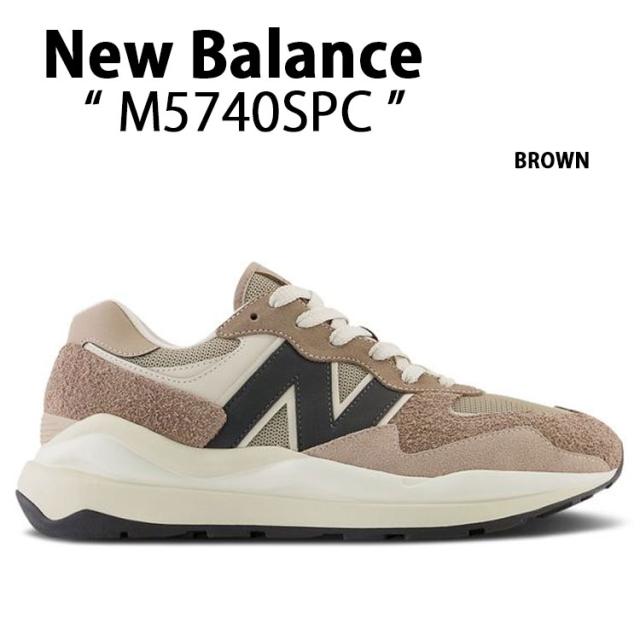 New Balance ニューバランス スニーカー M5740SPC BROWN シューズ ニューバランス5740 ビッグN レザー 本革 ブラウン メンズ