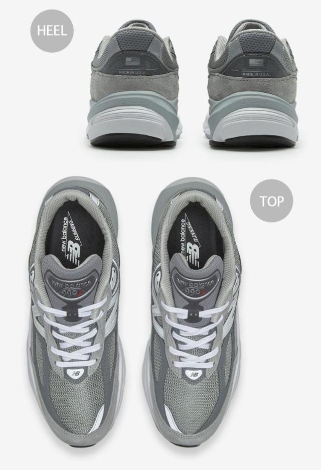 New Balance ニューバランス スニーカーM990GL6 made in USA シューズ メイドインUSA グレー 本革 スエード アメリカ製 メンズ_4