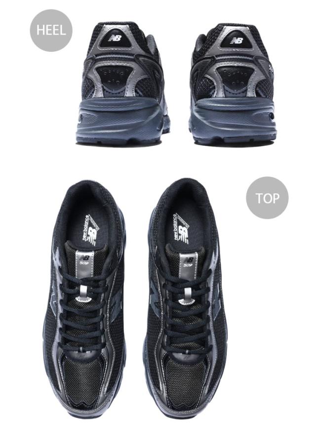 New Balance ニューバランス スニーカー U509E1 BLACK SILVER シューズ ブラック シルバー メンズ レディース_3