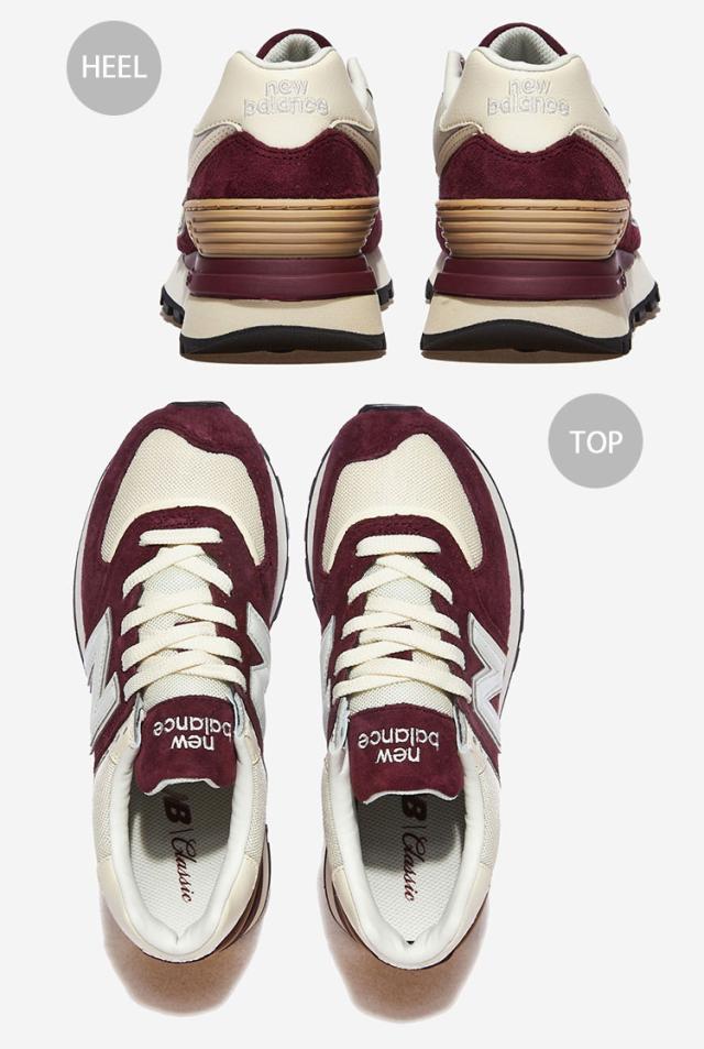 New Balance ニューバランス スニーカー U574LGRB LEGACY シューズ レガシー バーガンディ アンゴラ スエード レザーアッパー_3