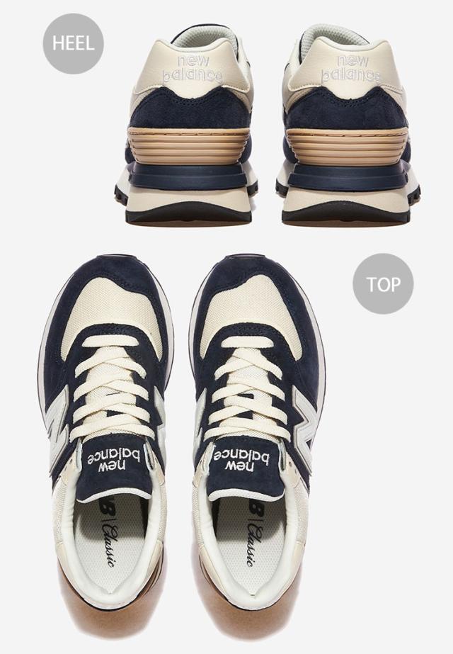 New Balance ニューバランス スニーカー U574LGRN LEGACY NAVY BLUE シューズ レガシー ネイビーブルー スエード レザーアッパー_3