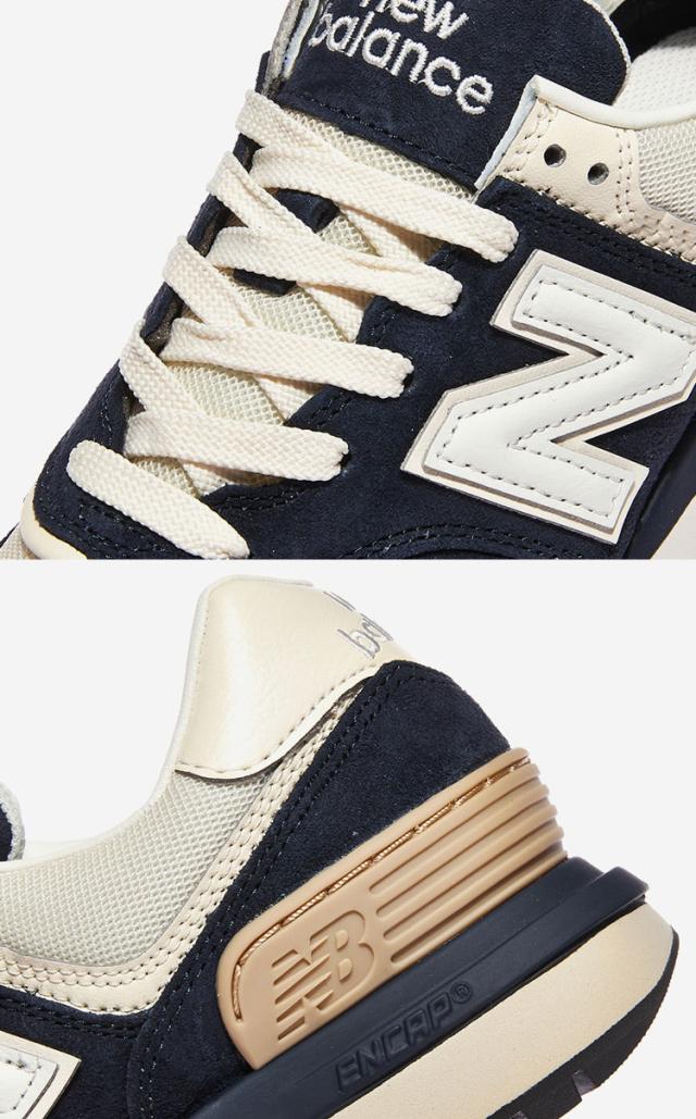 New Balance ニューバランス スニーカー U574LGRN LEGACY NAVY BLUE シューズ レガシー ネイビーブルー スエード レザーアッパー_4