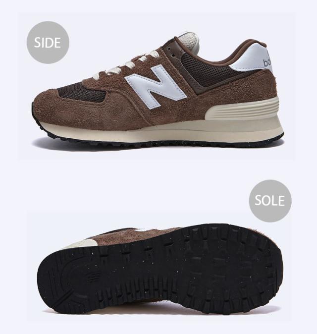 New Balance ニューバランス スニーカー U574RBI BROWN シューズ ニューバランス574 ブラウン メンズ レディース