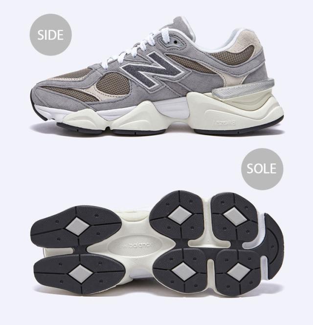 New Balance ニューバランス スニーカー U9060LBA GREY シューズ グレー 本革 レザーアッパー スエード スウェード 90/60 メンズ レディース_2