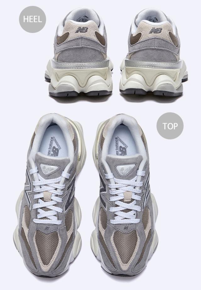 New Balance ニューバランス スニーカー U9060LBA GREY シューズ グレー 本革 レザーアッパー スエード スウェード 90/60 メンズ レディース_3