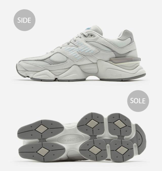 New Balance ニューバランス スニーカー U9060ZGA LIGHT GRAY シューズ ニューバランス9060 ライトグレー メンズ レディース_2