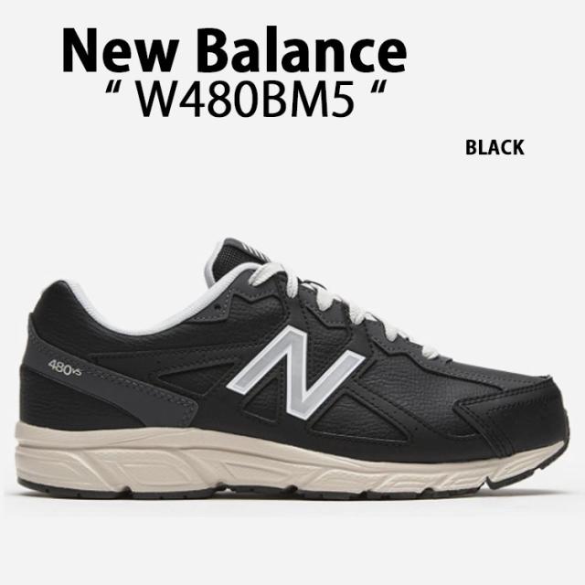New Balance ニューバランス スニーカー NewBalance 480 W480BM5 BLACK シューズ ブラック メンズ レディース 男性用 女性用 男女共用