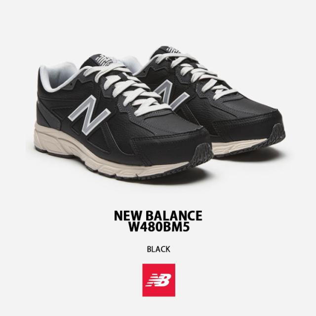 New Balance ニューバランス スニーカー NewBalance 480 W480BM5 BLACK シューズ ブラック メンズ レディース 男性用 女性用 男女共用