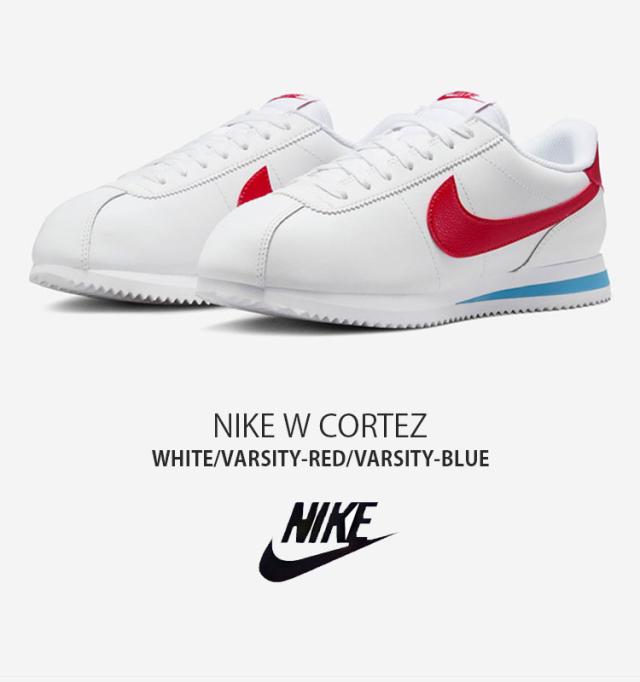 NIKE ナイキ レディース スニーカー W CORTEZ ウィメンズ コルテッツ DN1791-108 ローカット ホワイト レッド ブルー ウィメンズ 女性用_1