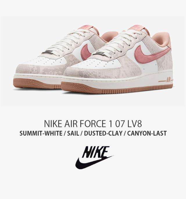 Nike AIR FORCE 1 ホワイト/ピンク スニーカー NIKE ナイキ スニーカー AIR FORCE 1 07 LV8 エア フォース ワン