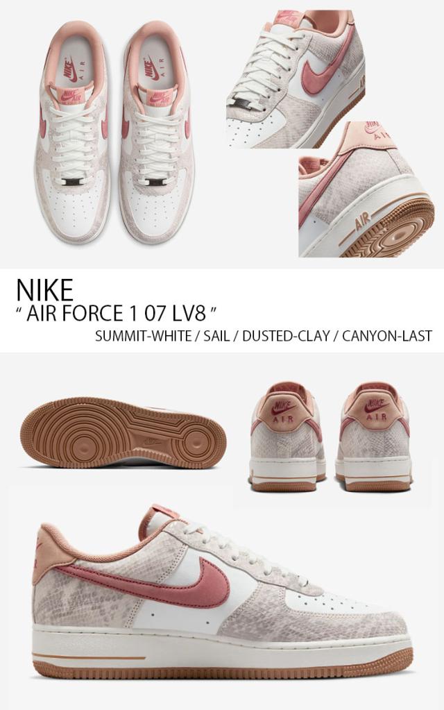 NIKE ナイキ スニーカー AIR FORCE 1 07 LV8 エア フォース ワン HF2898-100 ローカット ホワイト ピンク スネーク メンズ レディース_2