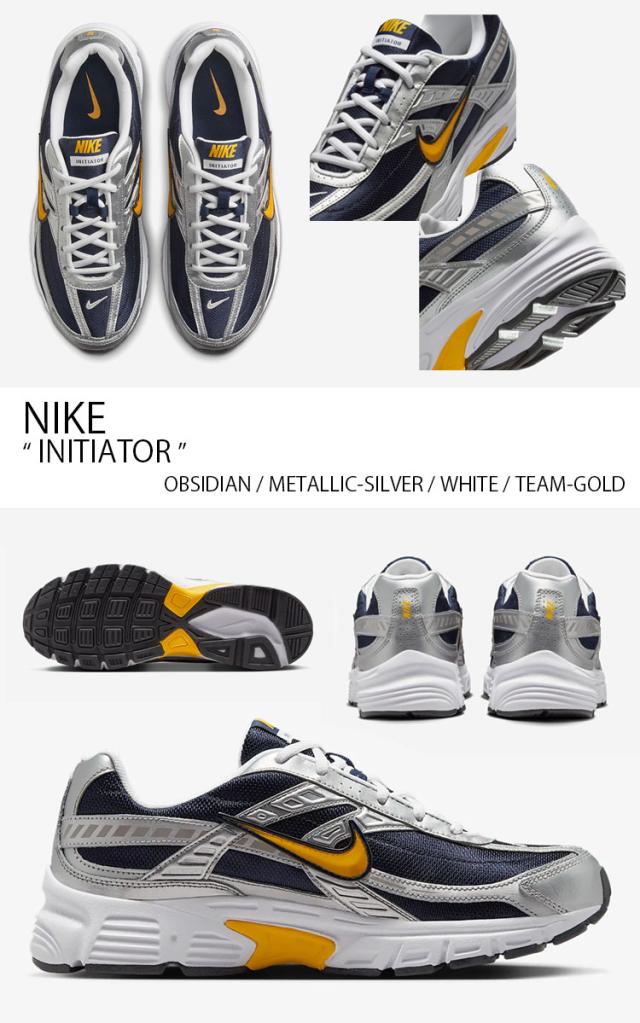 NIKE ナイキ スニーカー INITIATOR イニシエーター IB4467-451 ローカット ネイビー シルバー ホワイト ゴールド メンズ レディース