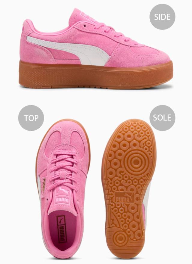 PUMA プーマ スニーカー PALERMO ELEVATA WNS 399348-06 パレルモ エレヴァータ ウィメンズ ピンク ガム シューズ レディース_2