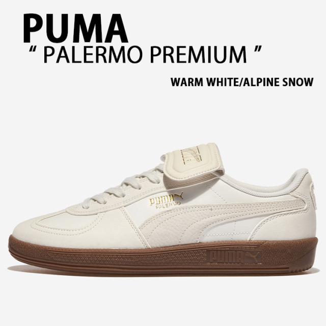 PUMA プーマ スニーカー PALERMO PREMIUM 401744-01 パレルモ プレミアム WHITE シューズ アルパインスノー メンズ レディース