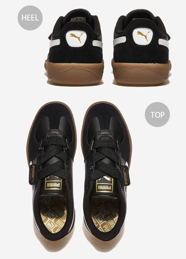 PUMA プーマ スニーカー PALERMO WIDE LACE SD パレルモ ワイド レース BLACK 02109-02 シューズ ブラック ガム レディース_3