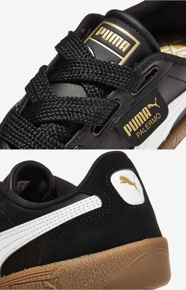 PUMA プーマ スニーカー PALERMO WIDE LACE SD パレルモ ワイド レース BLACK 02109-02 シューズ ブラック ガム レディース_4