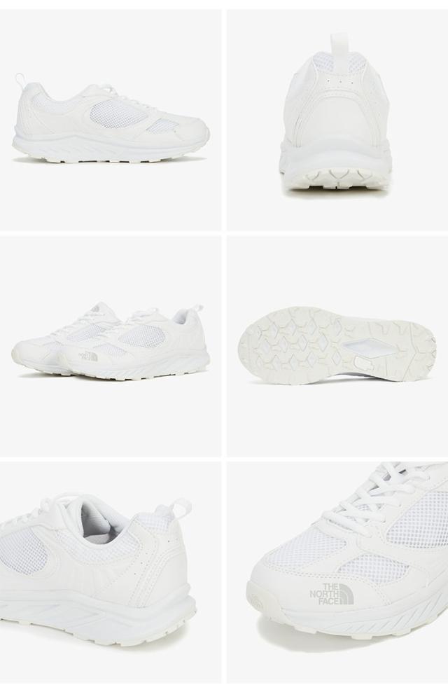 THE NORTH FACE ノースフェイス スニーカー SOLID RUNNER シューズ メッシュシューズ BLACK CREAM WHITE ライフスタイル NS93R01