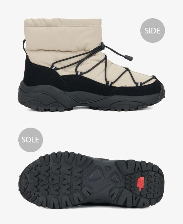 THE NORTH FACE ノースフェイス ブーツ ダウンブーツ BOREALIS BOOTIE ミディ ハーフブーツ BEIGE GRAY CREAM ウィンターブーツ NS99Q01_3